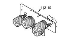 Exit drive 002N02803 - Xerox WC 4250 4260 4265
